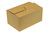 Karton 1-wellig, 285x185x140mm, B5, Qualität 1.3B, braun,Fefco 0711