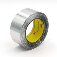 3M 425 Cinta adhesiva de aluminio de 70 micras - 50 mm, 1 rollo