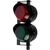 Moflash LED TL LED Signalleuchte 2-stufig Linse Grün, Rot LED Grün, rot + Filament/Warnsummer, Filament/Warnsummer