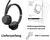 GEQUDIO Bluetooth Headset GB-2 mit Mikrofon, Schnurlos Kopfhörer für Smartphone Handy PC Laptop, Standby-Zeit 500h