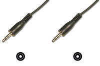 Audio connection cable. stereo 3.5mm 1.50m. CCS. 2x0.10/10.shielded. M/M.