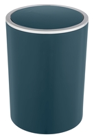 WENKO Schwingdeckeleimer Inca Dunkelgrün, 5 L, hochwertiger Kunststoff, 5 Liter