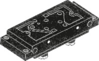 Anschlussplatte, für Schläuche 4 x 1, 83.450