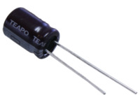 Elektrolytkondensator, 4.7 µF, 25 V (DC), ±20 %, radial, RM 1.5 mm, Ø 4 mm
