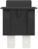 Wippschalter, schwarz, 2-polig, Ein-Aus, Ausschalter, 16 A/125 VAC, unbeleuchtet