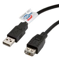 Usb 2.0 Cable, A - A, M/F 3 M