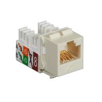 CAT6 GIGATRUE 2 JACK KEYSTONE , OFF WHITE FMT635-R3, Flat, ,