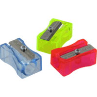 Bleistiftspitzer 100-1 FT Blockform Kunststoff farbig sortiert