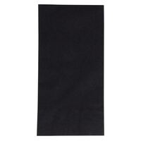 Duni Dinner Napkin in Black Made of Paper with 3 Ply - 1/8 Fold Recyclable 400mm