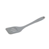Vogue Silicone High Heat Flexible Slotted Turner Grey Length - 295mm