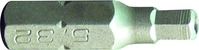 1/4" Bit L25 mm Innen-6kant mit Bohrung 5 mm