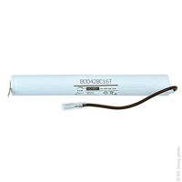 Unité(s) Batterie eclairage secours 2x 18700 ST4 + Faston 2.8 2.4V 3.8Ah