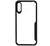 IPAKY műanyag telefonvédő (szilikon keret, közepesen ütésálló, átlátszó hátlap) FEKETE [Huawei Nova 3]