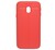 Szilikon telefonvédő (bőr hatású, varrás minta) PIROS [Samsung Galaxy J3 (2017) SM-J330 EU]
