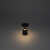 LED Akku-Tischleuchte & Kerzenhalter NANTES, IP54, 2200 / 2700K, mit Touch-Dimmer, schwarz