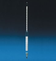 Aräometer f. Mineralöle 400mm lang m. Thermometer Meß-