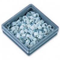 INDEX GRBL120 - Grapillas blancas de nylon con clavo de acero zincado 12