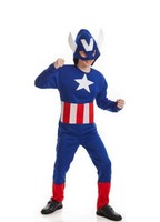 Disfraz de Capitán azul para niño 8-10A