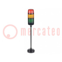 Signalgeber: Signalampel; LED; rot/gelb/grün; 20÷30VDC; IP65