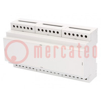 Enclosure: for DIN rail mounting; Y: 90mm; X: 160mm; Z: 53mm; PPO