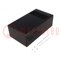 Enclosure: multipurpose; X: 112mm; Y: 200mm; Z: 71mm; vented; ABS