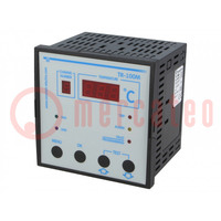 Módulo: regulador; temperatura; 24÷265VAC; 24÷265VDC; para panel