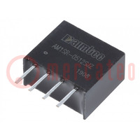 Converter: DC/DC; 750mW; Uin: 4.75÷5.25V; Uout: 12VDC; Iout: 62mA
