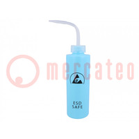 Dosing bottles; 250ml; ESD; blue; Features: with straw