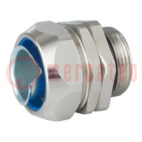 Straight terminal connector; Thread: PG,outside; brass; -20÷80°C