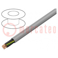 Wire: control cable; chainflex® CF130.UL; 12G1mm2; PVC; grey; Cu