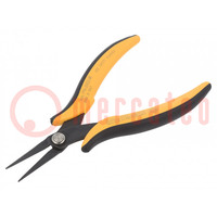 Pliers; smooth gripping surfaces,flat; 155mm