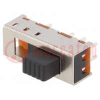 Switch: slide; Pos: 3; SP3T; 0.35A/30VDC; ON-ON-ON; PCB,THT; 20mΩ