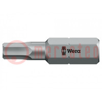 Screwdriver bit; Hex Plus key,hex key with protection; HEX 3mm