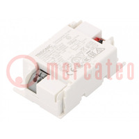 Power supply: switched-mode; LED; 7W; 30÷42VDC; 180mA; 198÷264VAC