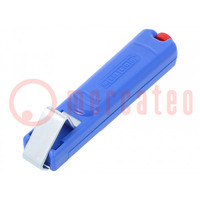 Stripping tool; Øcable: 4÷16mm; Wire: round; Tool length: 135mm