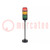 Signaalgever: signaalzuil; LED; rood/geel/groen; 20÷30VDC; IP65