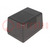 Enclosure: for power supplies; vented; X: 65.5mm; Y: 92mm; Z: 57mm