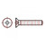 Screw; M3x10; 0.5; Head: countersunk; hex key; HEX 2mm; DIN 7991