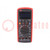 Multímetro digital; Bluetooth,USB; LCD,negativo; (59999); 60nS