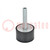 Vibroisolation foot; Ø: 38mm; H: 20mm; Shore hardness: 70; 920N