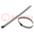 Cable tie; L: 150mm; W: 7mm; acid resistant steel AISI 316; 445N