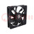 Fan: DC; axial; 24VDC; 120x120x25mm; 97.8m3/h; 26.5dBA; ball