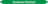 Mini-Rohrmarkierer - Kondensat Rücklauf, Grün, 1.2 x 15 cm, Polyesterfolie
