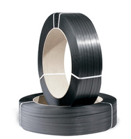 PP-Umreifungsband, 9,0 x 0,55 mm x 4.000 m, 200 mm-Kern, schwarz, 1.000 N
