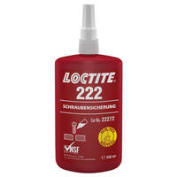 Loctite 222 niedrigfeste Schraubensicherung für kleine Schrauben, Inhalt: 250 ml
