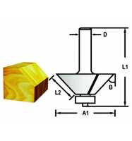 Makita Fräser Winkelkanten 6 mm, Art.Nr. D-09494