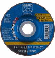 PFERD Trennscheibe EH 115x2,4x22,23 mm gekröpft Universallinie PSF STEELOX für Stahl/Edelstahl
