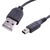 Avacom USB kabel (2.0), USB A M - Nintendo 3DS M, 1.2m, okrągły, czarny