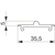 Skizze zu MACO Fiber-Therm futósín alsó lapos, 5 mm, 2500 mm, alu ezüst (454810)