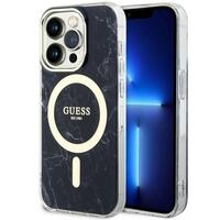 1_Guess GUHMP14LPCUMAK iPhone 14 Pro 6.1" schwarz/schwarz Hardcase Marble MagSafe